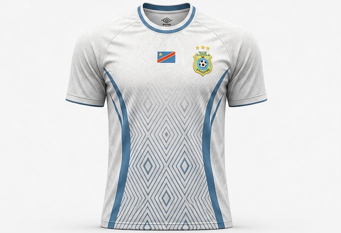 DRC White Soccer Jersey